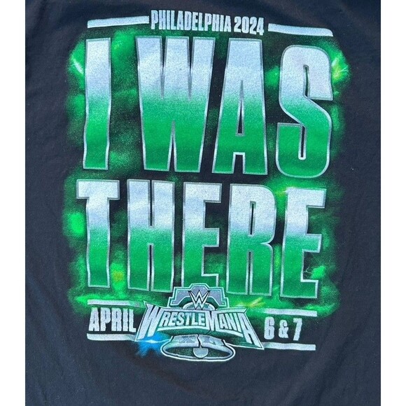WWE WrestleMania 40 Philadelphia 2024 T-Shirt 3XL Wrestling Graphic Tee - Picture 5 of 5